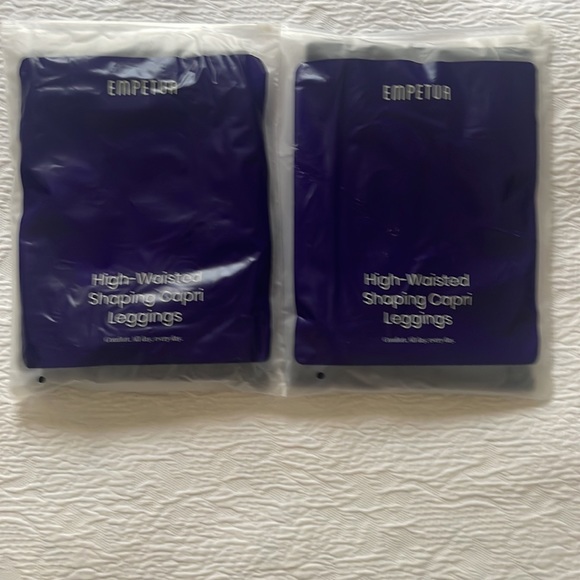 Shapermint Empetua High Waisted Shaping Capri Leggings ( 2 pair) XL - Picture 1 of 7